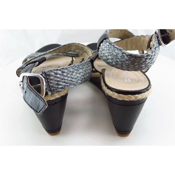 Naturalizer Women Sz 8.5 M Gray Synthetic Shoes 1001721 Wedge - Picture 5 of 8